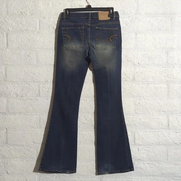 Y2K American Eagle Low Rise Flare Jeans - Picture 3 of 10